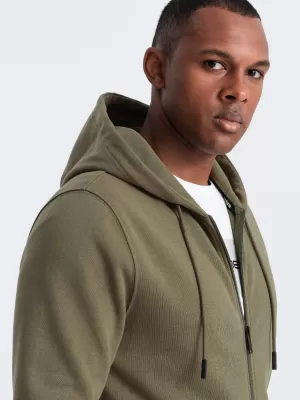 Pánska mikina OMBRE om-ssbz-0160 Olive
