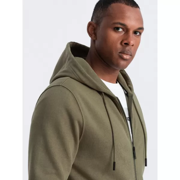  Pánska mikina OMBRE om-ssbz-0160 Olive 