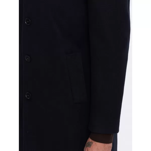  Pánsky kabát OMBRE om-kowc-0106 NAVY BLUE 