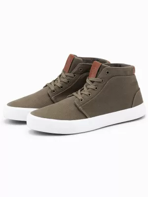 Pánska OMBRE OM-Foth-0156 Olive Shoes