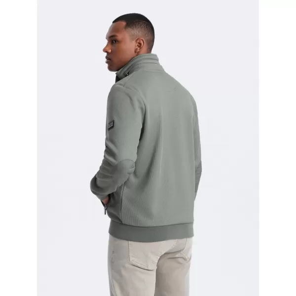  Pánska bunda OMBRE OM-JANP-0154 KAKI 
