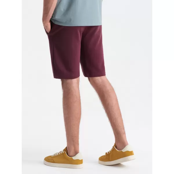  Pánske šortky OMBRE om-srbs-0149 gaštan 