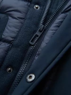 Pánska bunda OMBRE om-jalj-0165 NAVY MRUE