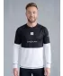 Prémiové pánske funkčné termo tričko s dlhým rukávom ALTISPORT VOJ/ALM051TER01 ČIERNOBIELY