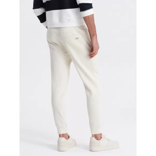  Pánske tepláky OMBRE om -pabs-0173 CREAM 