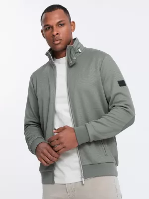 Pánska bunda OMBRE OM-JANP-0154 KAKI