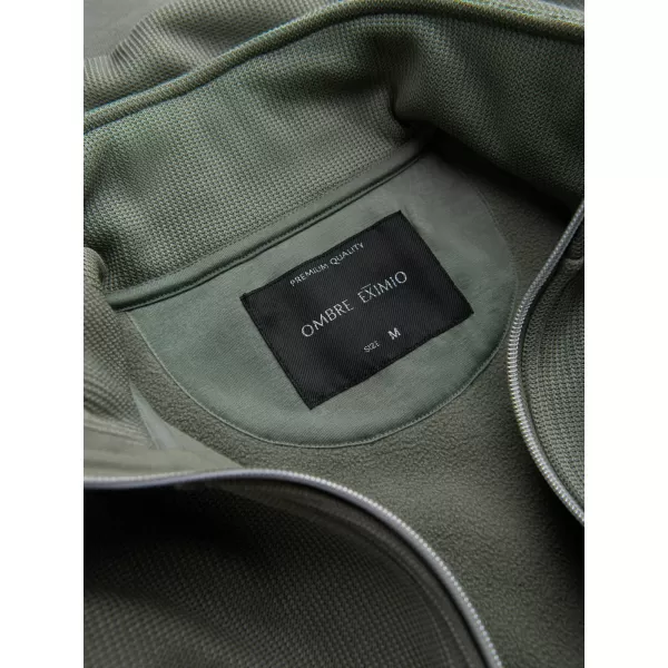  Pánska bunda OMBRE OM-JANP-0154 KAKI 