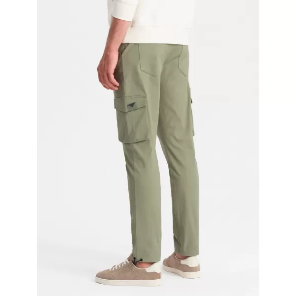 Pánske nohavice OMBRE om pacg-0196 Olive 