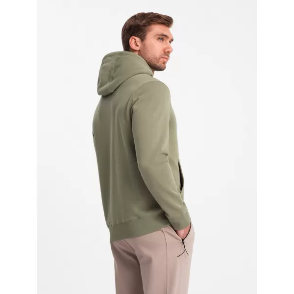  Pánska mikina OMBRE om-ssnz-0141 Olive 