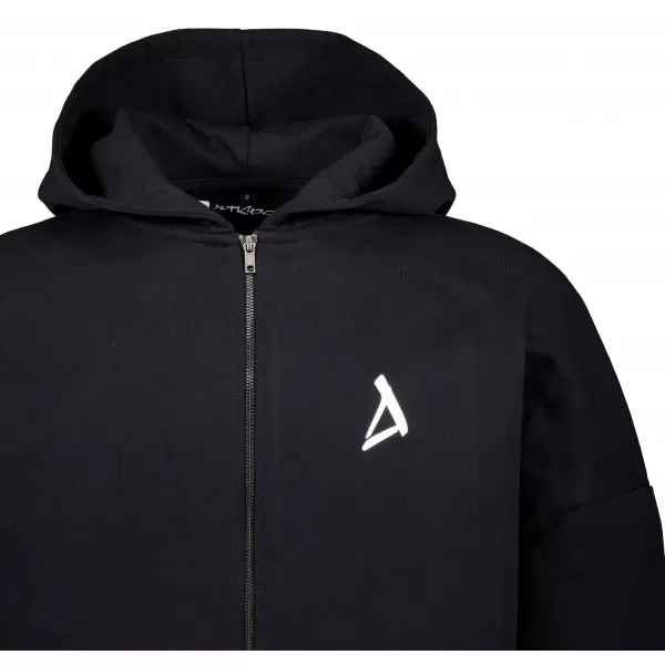  Pánska mikina na zips z 90. rokov ALTISPORT BYB/ALM002BY254 ČIERNA 