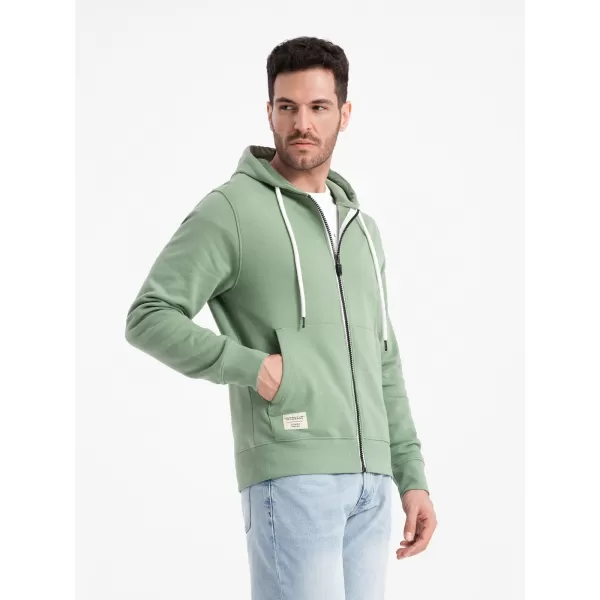  Pánska mikina OMBRE om-ssbz-0178 zelená 