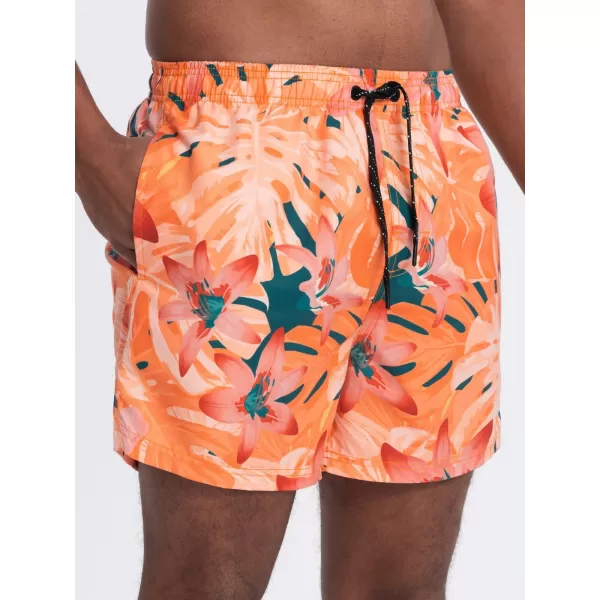  Pánske kúpajúce sa šortky OMBRE om-srbs-0140 ORANGE 