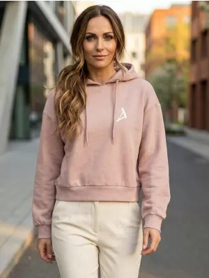 Dámska mikina z organickej bavlny ALTISPORT BYB/ALW002BY183 STARORUŽOVÁ