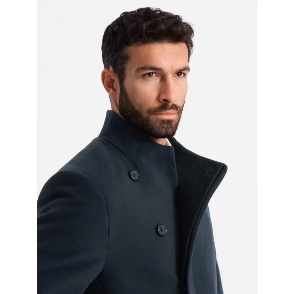  Pánsky kabát OMBRE om-cowc-0120 Navy BLUE 