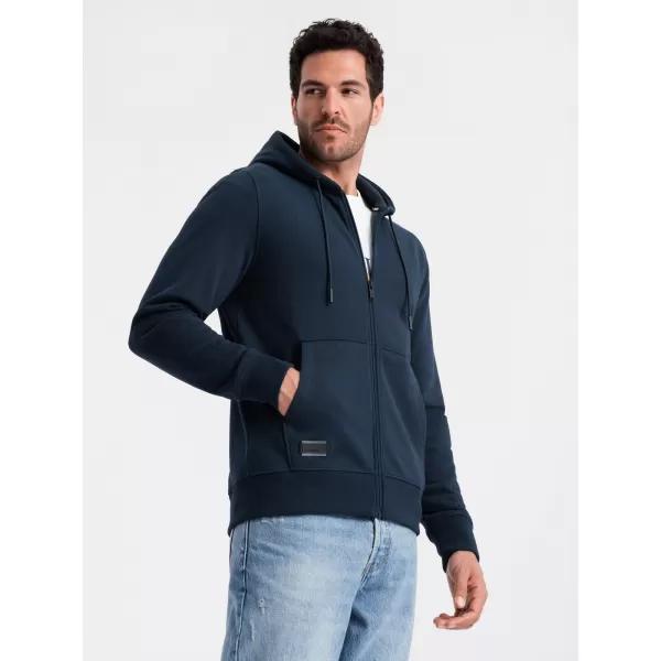  Pánska mikina OMBRE om-ssbz-0160 Navy modrá 