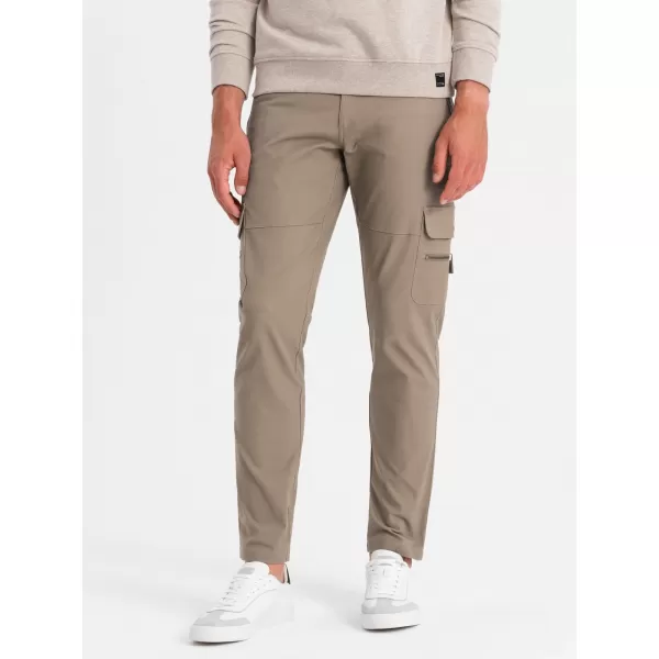  Pánske nohavice OMBRE om pacg-0204 khaki 