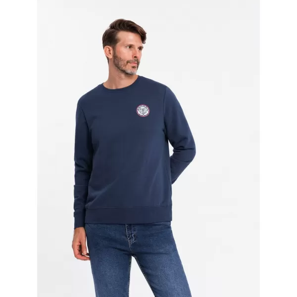  Pánska mikina OMBRE om-ssnz-0134 NAVY MRY 