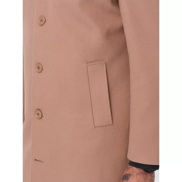  Pánsky kabát OMBRE om-cowc-0106 hnedá 
