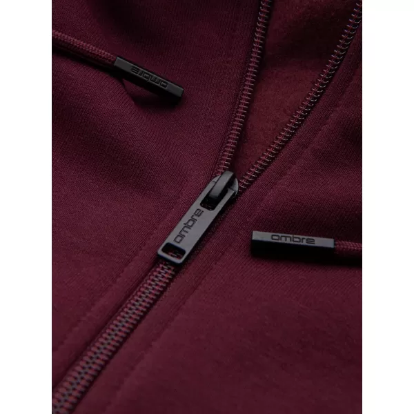 Pánska mikina OMBRE om-ssbz-0160 gaštan 