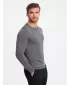 Pánsky sveter OMBRE om-swbs-0106 šedá melange