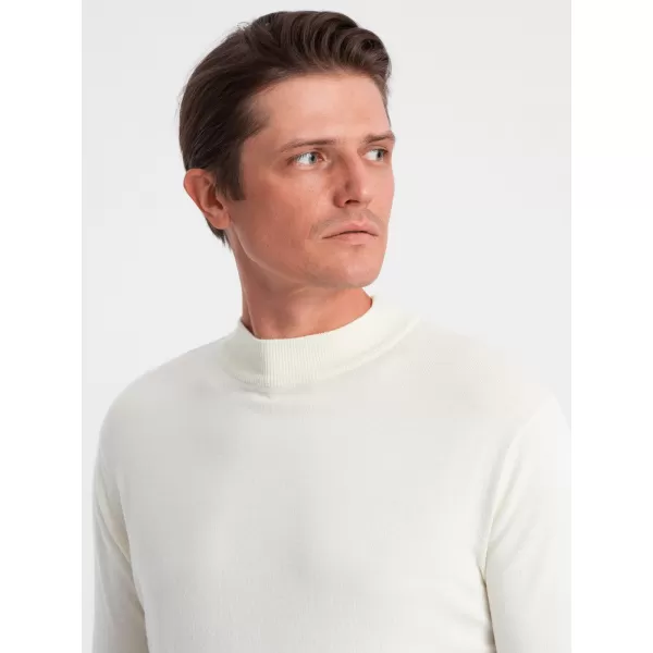  Pánsky sveter OMBRE OM-SWTN-0100 KRÉM 