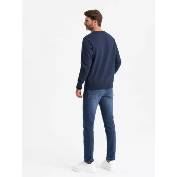  Pánska mikina OMBRE om-ssnz-0134 NAVY MRY 