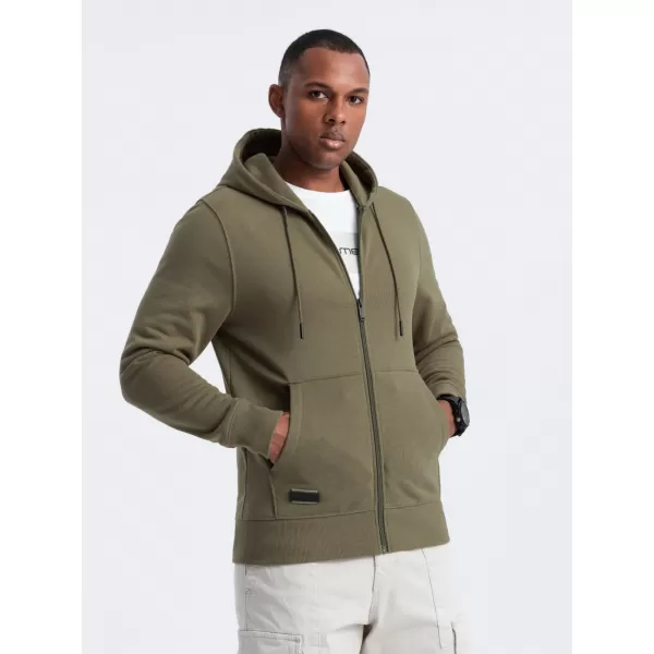  Pánska mikina OMBRE om-ssbz-0160 Olive 