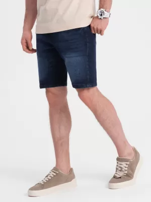 Pánske šortky OMBRE om-srds-0145 tmavo modrá