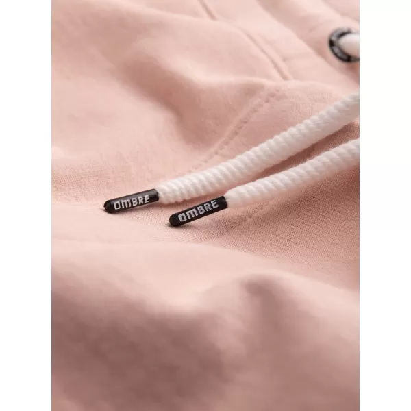  Pánske šortky OMBRE om-srbs-0139 prášok ružové 