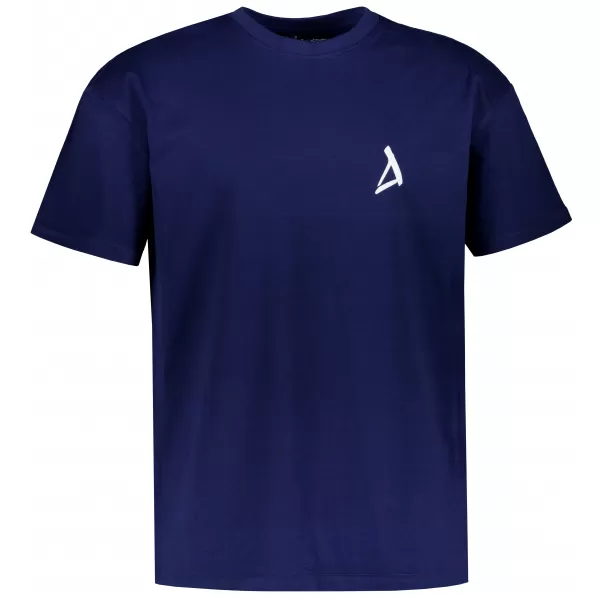  Pánske oversized tričko ALTISPORT BYB/ALM002BY102 TMAVO MODRÁ 