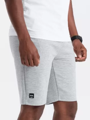 Pánske šortky OMBRE om-srsk-0150 šedé