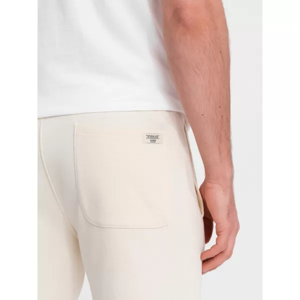  Pánske tepláky OMBRE om -pabs-0206 CREAM 