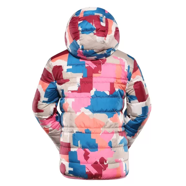 Detská obojstranná bunda Hi-Therm ALPINE PRO DOUWO KJCD336 RUŽOVÝ 