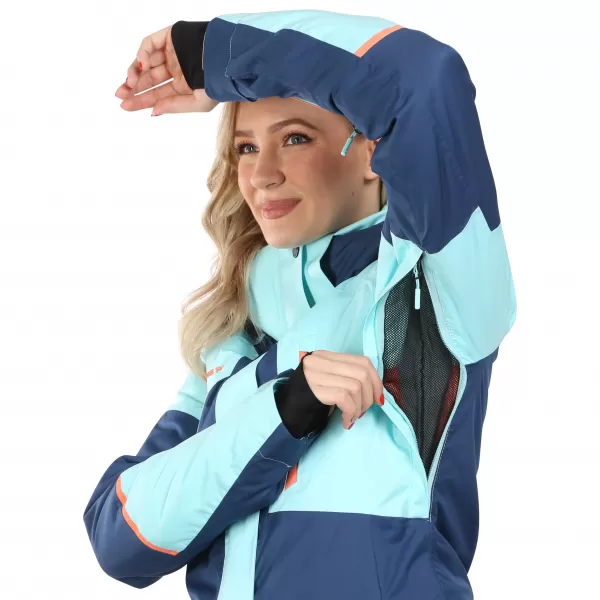  Dámska lyžiarska bunda ALPINE PRO DEARA LJCD654 MODRÁ 