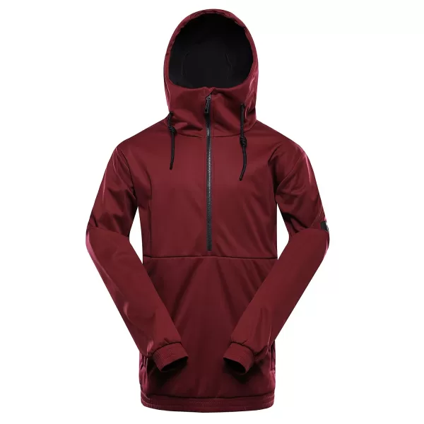  Pánska lyžiarska softshellová bunda ALPINE PRO JARG MJCD699 PALISANDER 