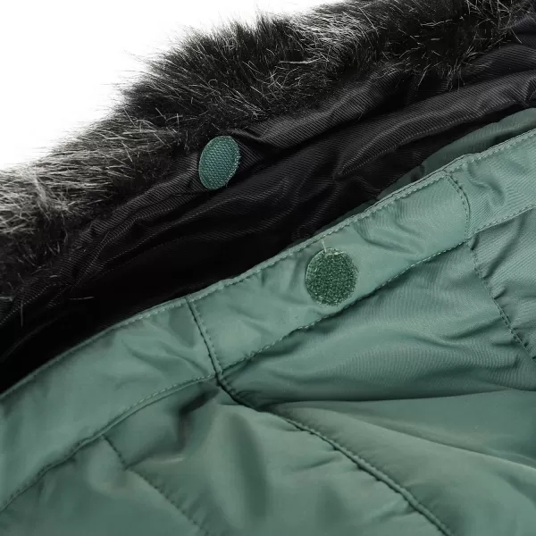  Pánska bunda ALPINE PRO WERD MJCD681 zelená 