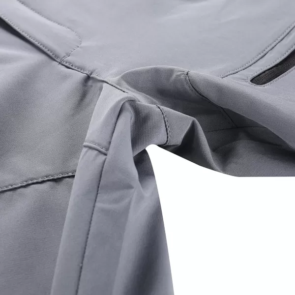  Pánske softshell šortky ALPINE PRO bak MPAC711 šedá 
