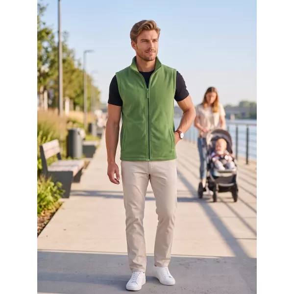  Fleecová unisex vesta ALTISPORT NoPrint NP/ALU815 TRÁVOVO ZELENÁ 