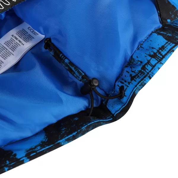  Detská lyžiarska bunda ALPINE PRO EDERO KJCB307 ELEKTRICKÁ MODRÁ 