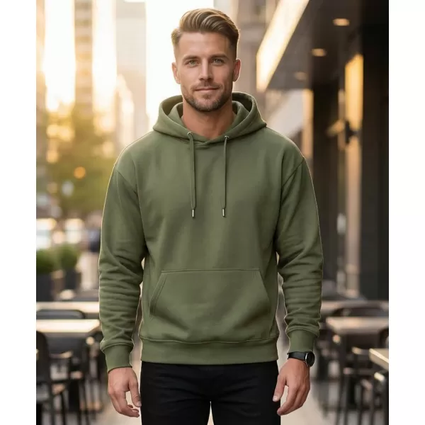  Pánska mikina ALTISPORT NoPrint NP/ALM024 KHAKI 