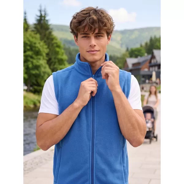  Fleecová unisex vesta ALTISPORT NoPrint NP/ALU815 AZÚROVO MODRÁ 