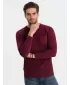 Pánske tričko OMBRE om-lscl-0109 gaštan