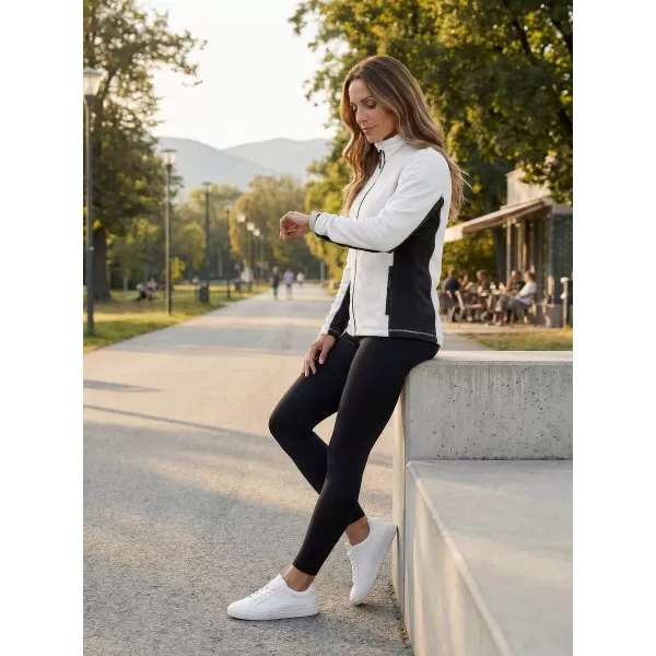  Dámska fleecová mikina ALTISPORT NoPrint NP/ALW825 BIELA 