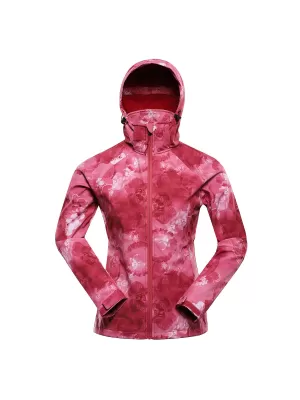 Dámska bunda softshell ALPINE PRO HOORA LJCC590 ČERVENÝ