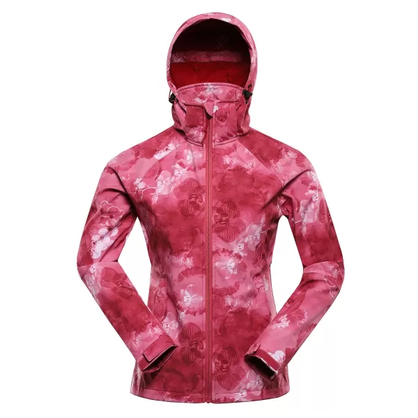  Dámska bunda softshell ALPINE PRO HOORA LJCC590 ČERVENÝ 