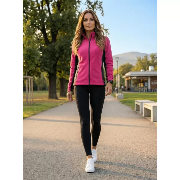  Dámska fleecová mikina ALTISPORT NoPrint NP/ALW825 PURPUROVÁ 