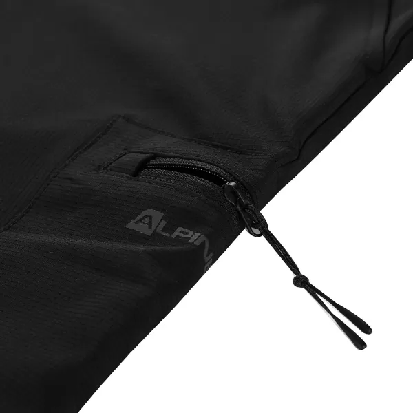  Ženské softshell nohavice ALPINE PRO CORBA LPAD663 ČIERNY 
