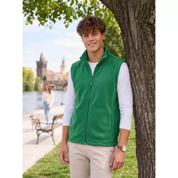  Fleecová unisex vesta ALTISPORT NoPrint NP/ALU815 STREDNE ZELENÁ 