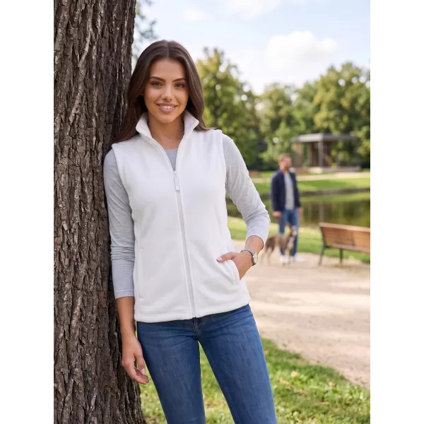  Fleecová unisex vesta ALTISPORT NoPrint NP/ALU815 BIELA 
