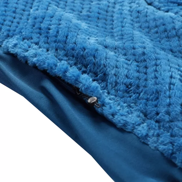  Teplá mikina ALPINE PRO LOMM MSWD388 MODRÝ MYKONOS 